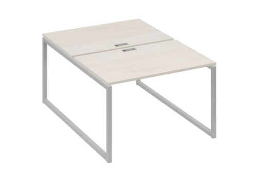 Рабочая станция (2х120) Мира Одри, цвет дуб шамони + серый