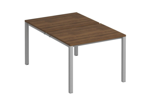 Рабочая станция (2х100) Прайм Металл 50, цвет орех + серый