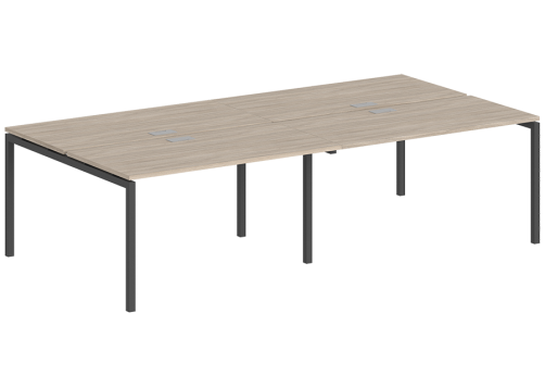 Рабочая станция Индиго Форт, цвет дуб светлый + антрацит