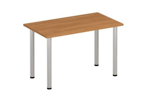 Стол письменный на хромированных опорах Тарли Хром, цвет ольха