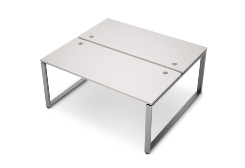 Бенч-система на 2 рабочих места Деко Опера, цвет белый