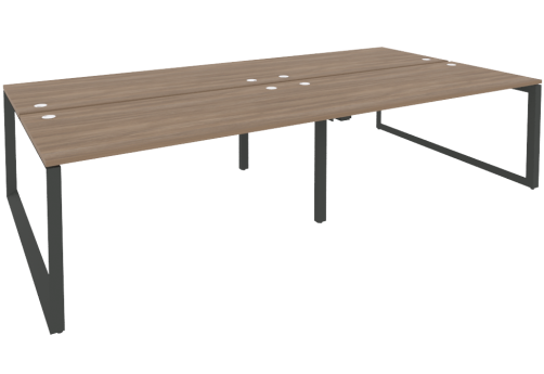 Рабочая станция, 3160х1635х750 мм, цвет дуб Аризона + черный