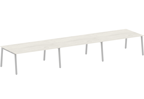 Стол для переговоров (3 столешницы), цвет дуб новара