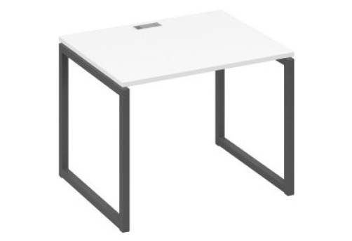 Стол письменный Мира Одри, цвет белый премиум + антрацит
