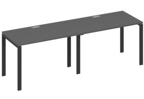 Рабочая станция (2х120) Мира Нумо, цвет антрацит премиум + антрацит
