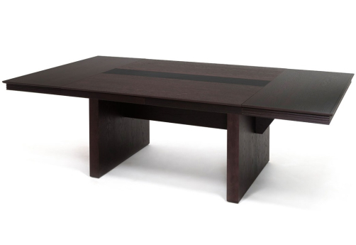 Стол для переговоров Элвис, цвет дуб ферро + черный