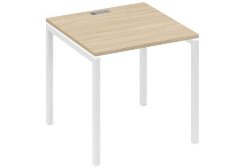 Стол письменный Мира Лофт, цвет дуб скандинавский + белый