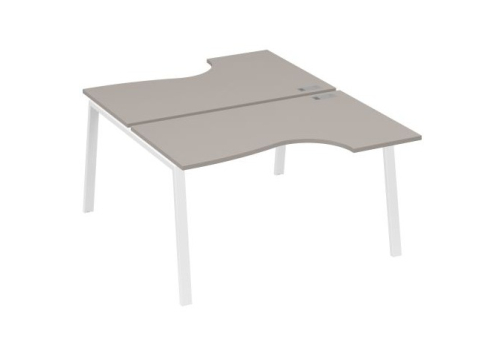 Станция рабочая эргономичная 2х140 Мира Трио, цвет мокко премиум + белый