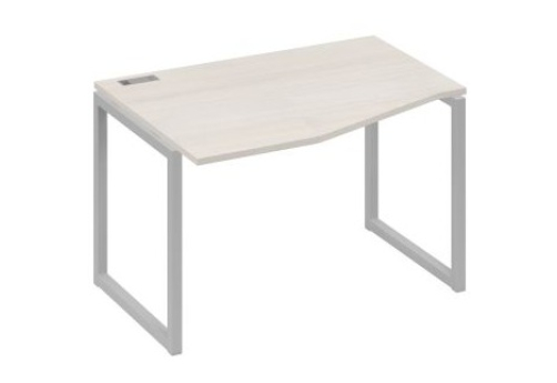 Стол эргономичный левый Мира Одри, цвет дуб шамони + серый