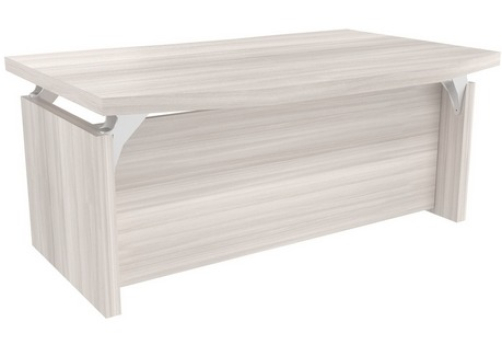 Стол руководителя Вельвет, цвет светлый дуб