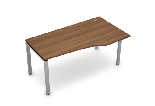 Стол криволинейный правый Деко Прима, цвет шамони темный