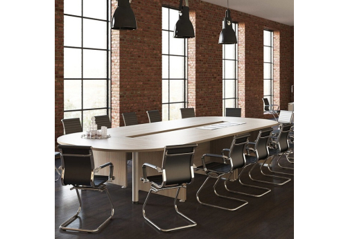 Стол переговорный сборный Юпитер, цвет ясень