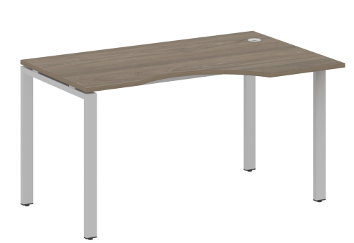 Стол эргономичный правый, цвет вяз