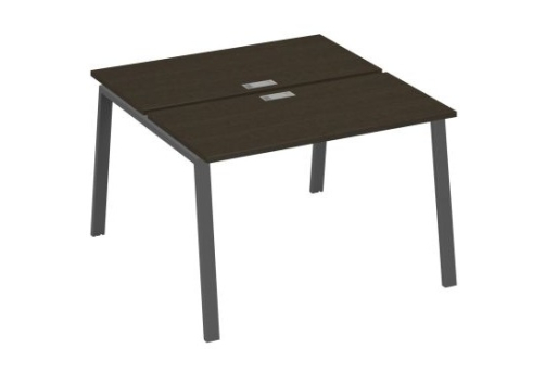 Рабочая станция 2х120 Мира Трио, цвет венге + антрацит