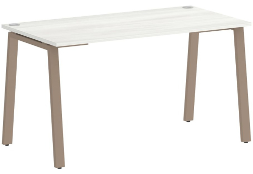 Стол письменный, цвет белое дерево + мокко