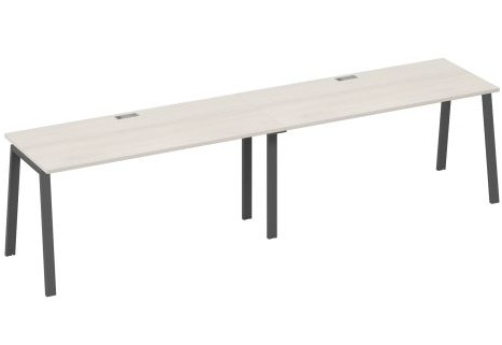 Рабочая станция 2х160 Мира Трио, цвет дуб шамони + антрацит