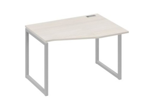 Стол эргономичный правый Мира Одри, цвет дуб шамони + серый