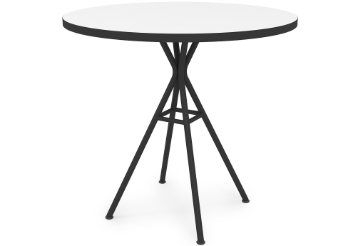 Стол обеденный круглый Мальта, цвет белый