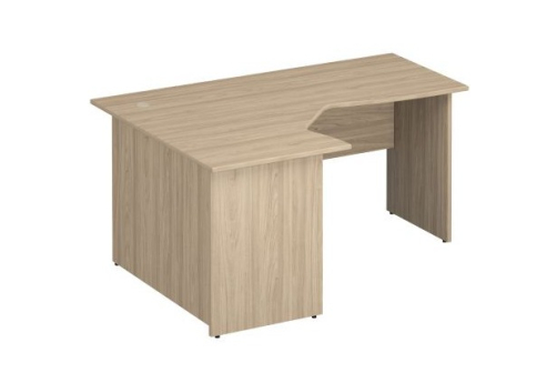 Стол эргономичный левый Тарли, цвет вяз светлый