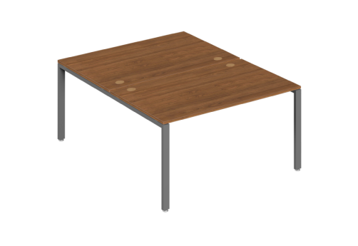 Бенч-система на 2 места, цвет орех