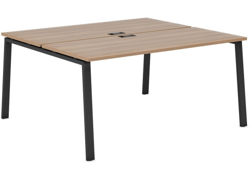 Рабочая станция с А-образными опорами Франклин Персонал, цвет дуб