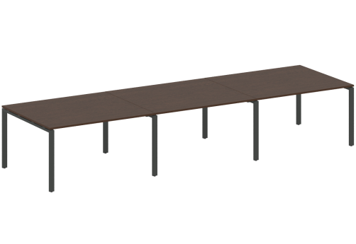 Стол для переговоров (3 столешницы), цвет венге