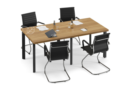 Стол для переговоров на П-образных опорах