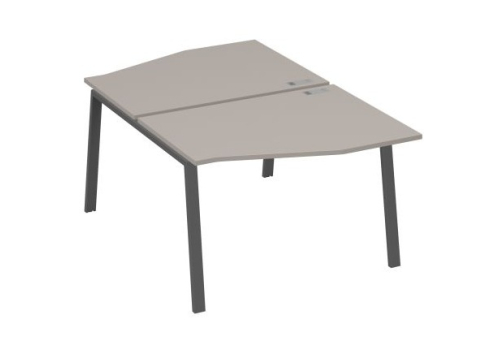 Станция рабочая эргономичная 2х120 Мира Трио, цвет мокко премиум + антрацит