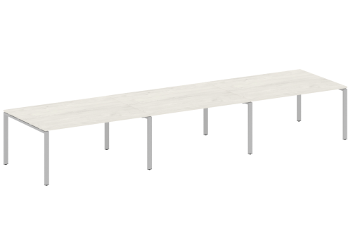 Стол для переговоров (3 столешницы), цвет дуб новара