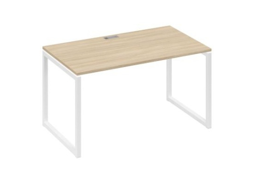 Стол письменный Мира Одри, цвет дуб скандинавский + белый