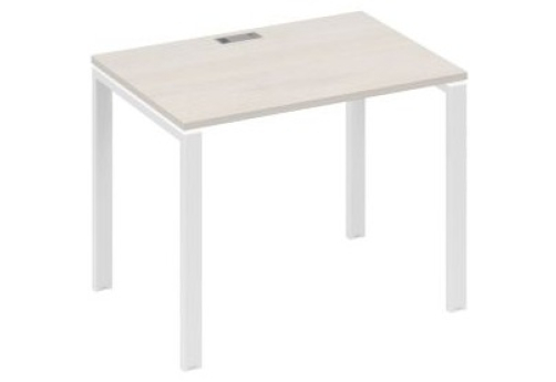 Стол письменный Мира Нумо, цвет дуб шамони + белый