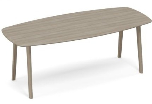 Стол для переговоров фигурный Види Вуд, цвет вяз