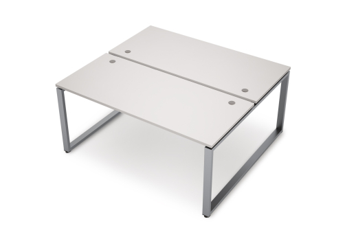 Бенч-система на 2 рабочих места Деко Опера, цвет белый