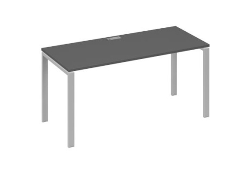 Стол письменный Мира Нумо, цвет антрацит премиум + серый
