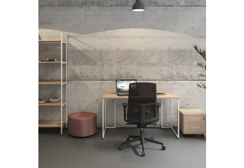 Стол рабочий Мейлон, цвет светлый дуб