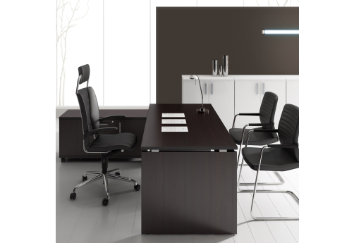 Стол прямолинейный Деко, цвет венге