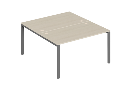 Бенч-система на 2 места, цвет светлый дуб