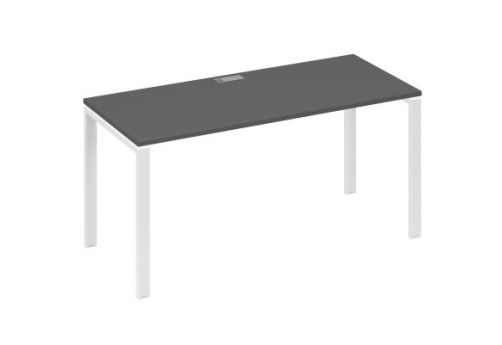 Стол письменный Мира Нумо, цвет антрацит премиум + белый