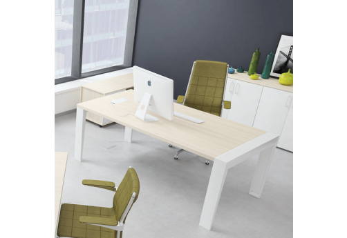 Стол руководителя Вайтен, цвет светлый дуб