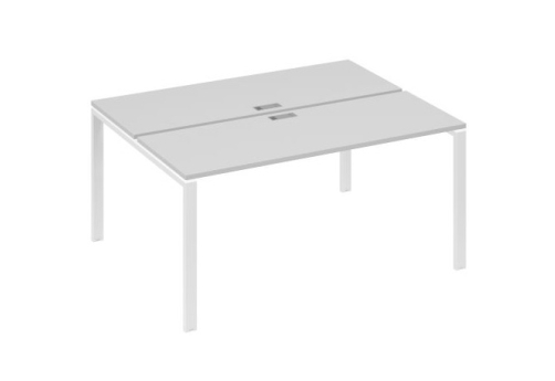 Рабочая станция (2х160) Мира Нумо, цвет серый + белый