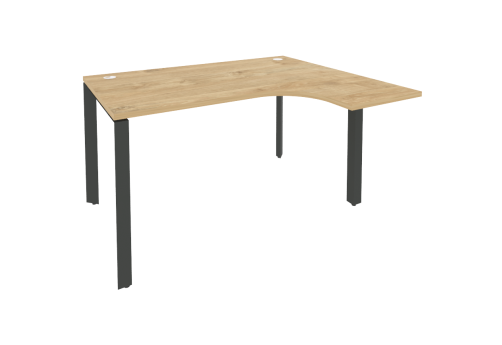 Стол эргономичный правый, цвет тиквуд светлый