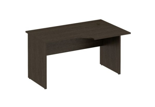 Стол эргономичный компактный правый Тарли, цвет венге