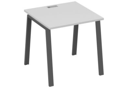 Стол письменный Мира Трио, цвет серый + антрацит