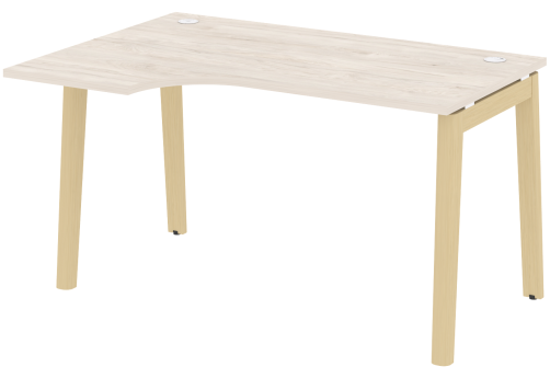 Стол эргономичный левый, цвет денвер светлый