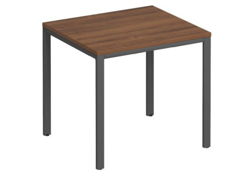 Стол письменный на металлокаркасе Прайм Металл 25, цвет орех + антрацит