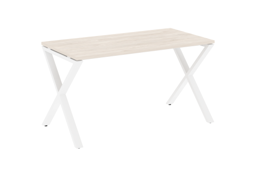 Стол рабочий Европа, цвет денвер светлый + белый