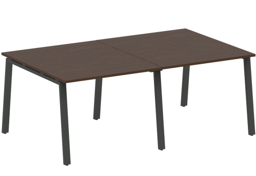 Стол для переговоров (2 столешницы), цвет венге