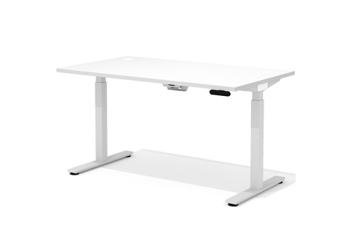 Стол с подъемным механизмом (с заглушками), цвет белый