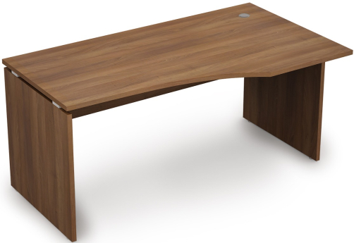 Стол криволинейный правый Деко, цвет шамони темный