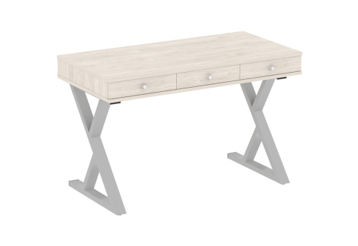 Стол письменный, цвет денвер светлый + серый